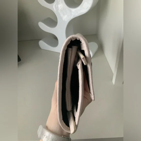 PANDORA Unforgettable Moments Pink Travel Jewelry Case Organizer Clutch Leather - Picture 4 of 16